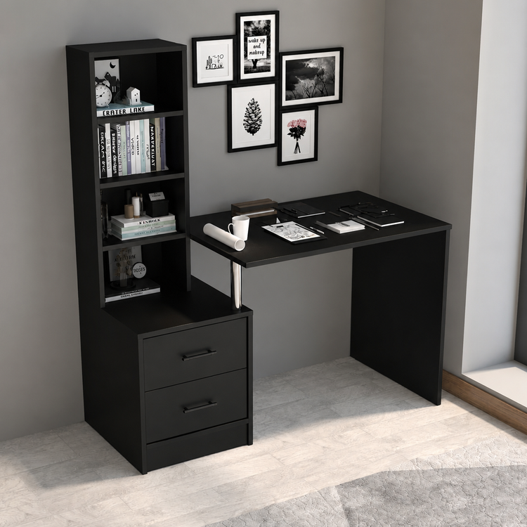 میز کار مدرن و کاربردی؛ ترکیب زیبایی و نظم mdf پاکچوب قابل جابجایی و بدون نیاز به نصاب